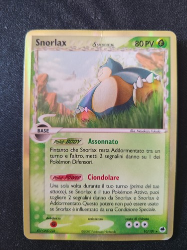 Pokemon snorlax 101 specie - pokemon, 10/101